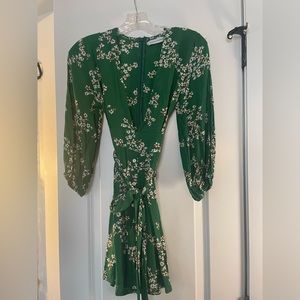 Faithful the Brand size 4 Green Wrap Mini Dress